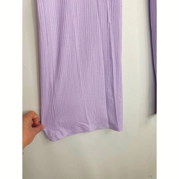 Jonathan Simkhai Celia Ribbed Knit Wide Leg Pants Medium NWT - Picture 7 of 13